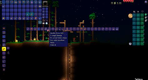 como fazer flecha no terraria.